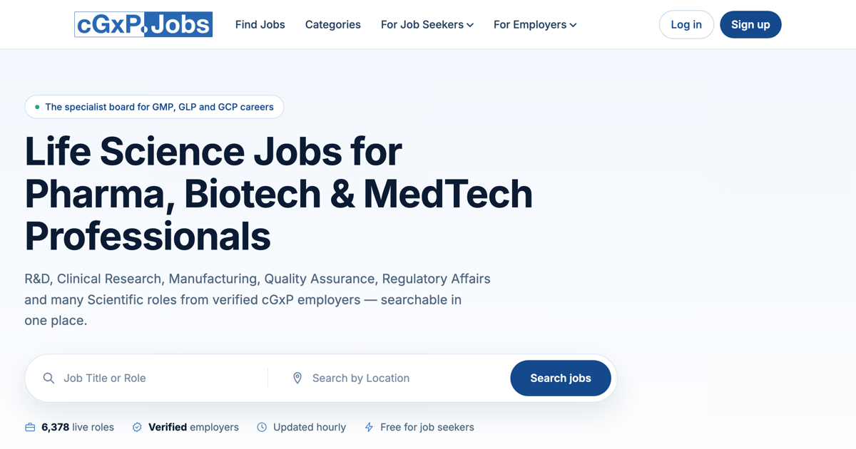 Quality Inspection Mes Jobs at Katalyst CRO | cGxPjobs.com